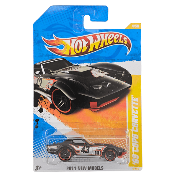 Hot Wheels - '69 COPO Corvette - 2011 - Top CollectiblesDiecastHot Wheels
