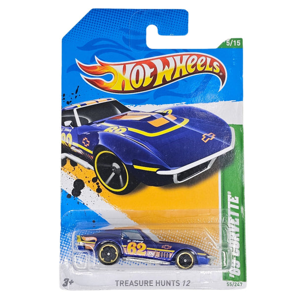 Hot Wheels - '69 Corvette - 2012 *Treasure Hunt* - Top CollectiblesDiecastHot Wheels