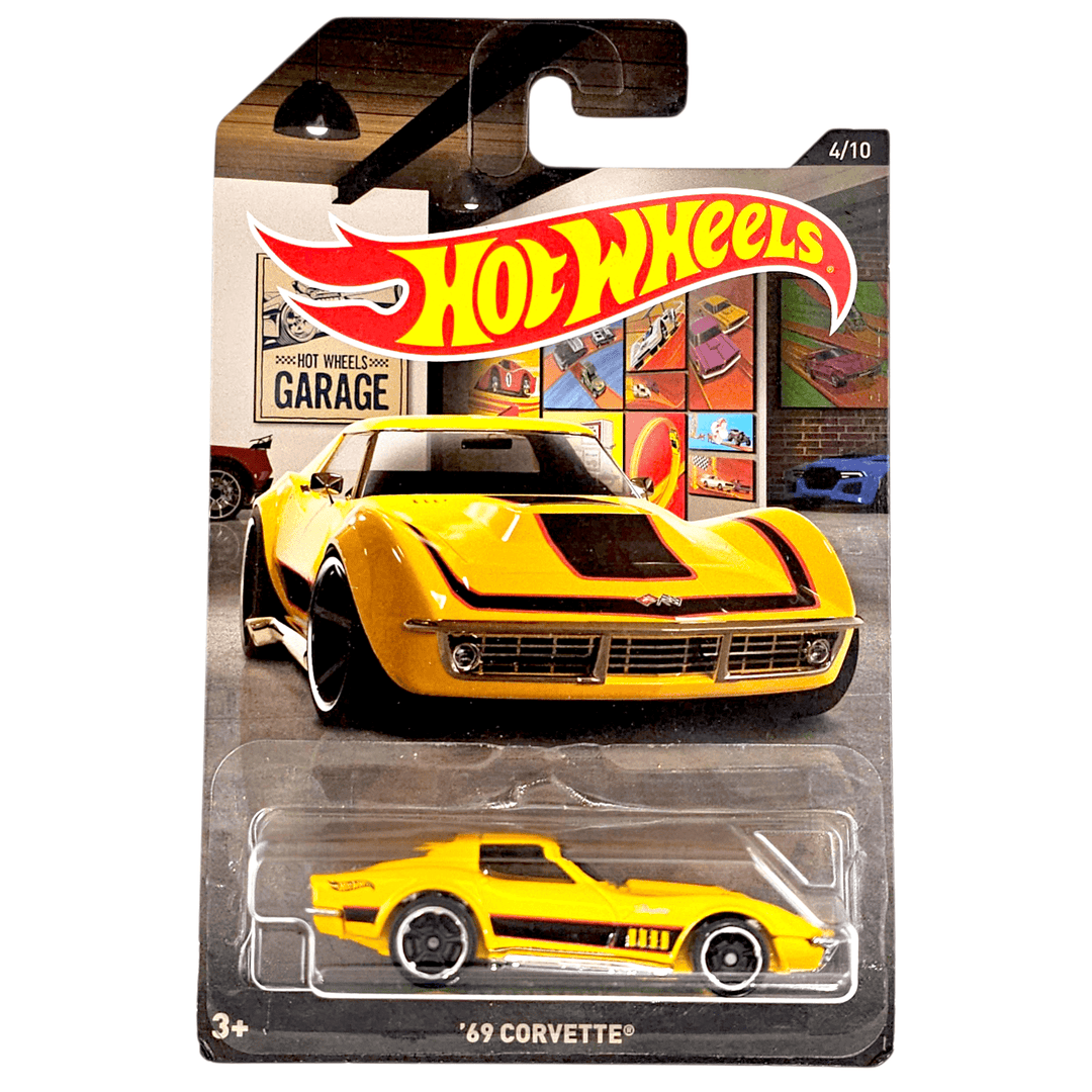 Hot Wheels - '69 Corvette - 2016 HW Garage Series - Top CollectiblesDiecastHot Wheels