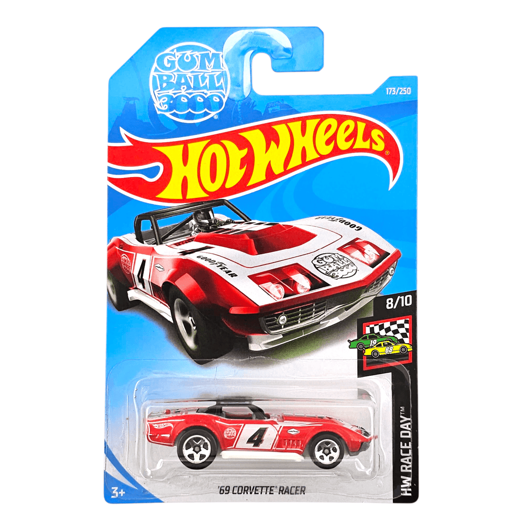 Hot Wheels - '69 Corvette Racer - 2019 - Top CollectiblesDiecastHot Wheels