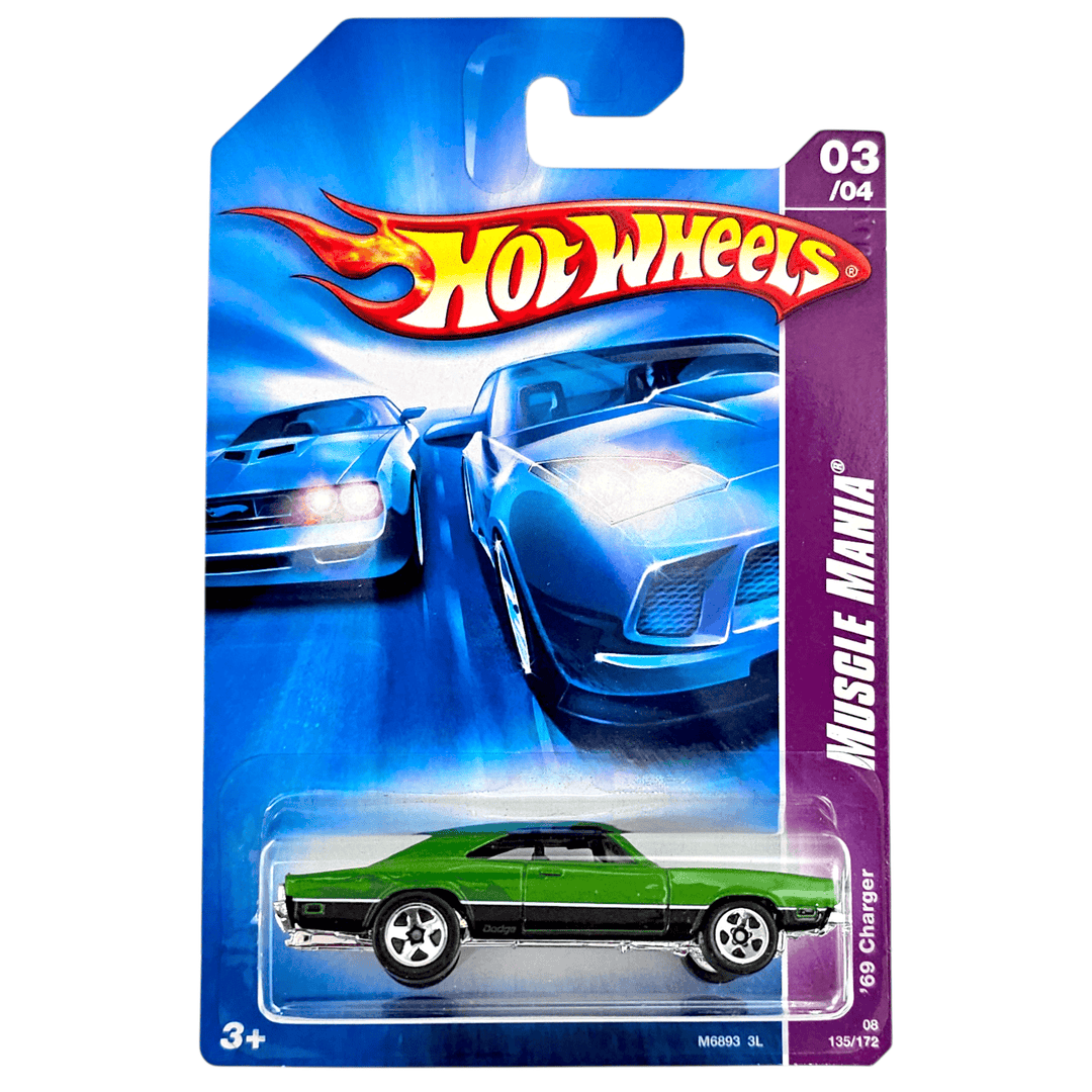 Hot Wheels - '69 Dodge Charger - 2008 - Top CollectiblesDiecastHot Wheels