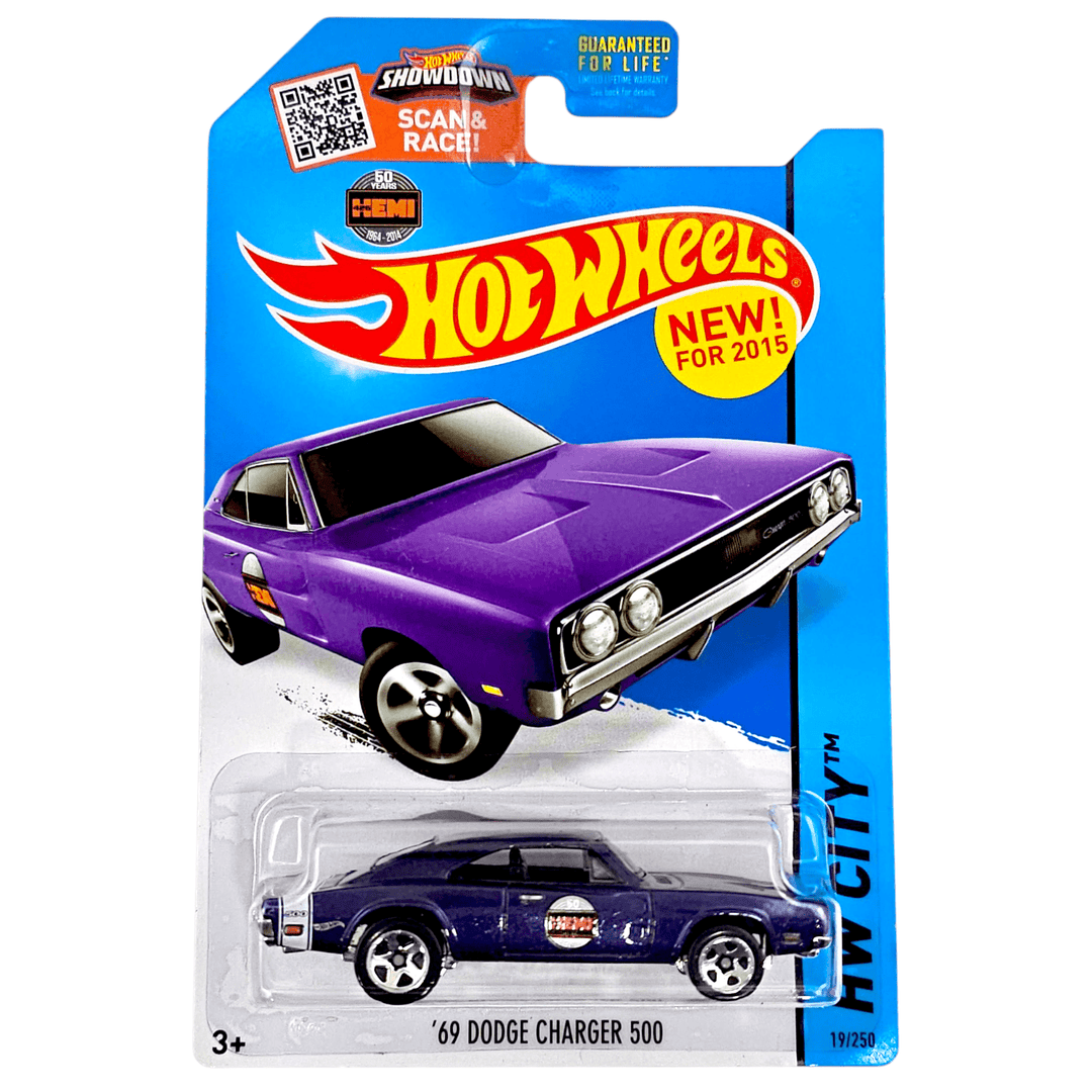 Hot Wheels - '69 Dodge Charger 500 - 2015 - Top CollectiblesDiecastHot Wheels