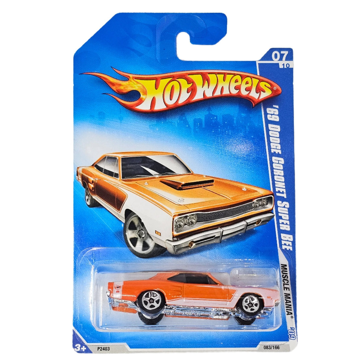 Hot Wheels 2009 Muscle Mania '69 Dodge Coronet Super Bee 1:64 Scale Die-Cast Car - View #2
