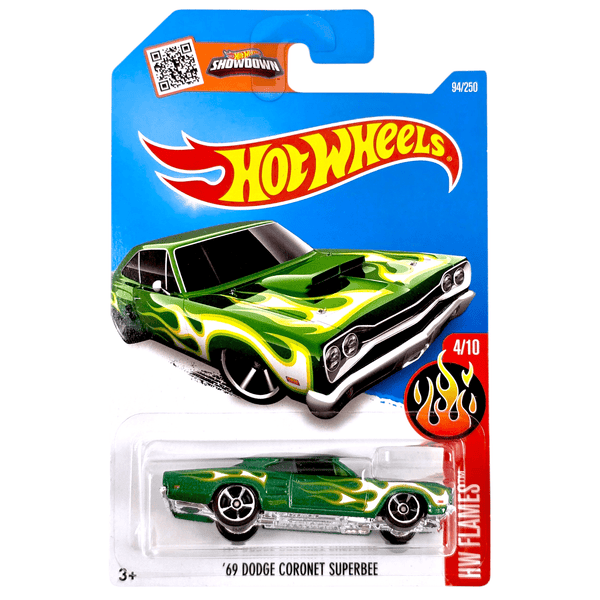 Hot Wheels - '69 Dodge Coronet SuperBee - 2016 - Top CollectiblesDiecastHot Wheels