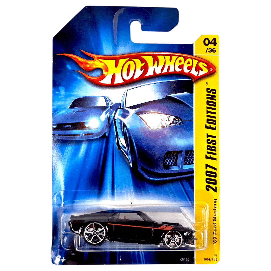 Hot Wheels - '69 Ford Mustang - 2007 *Wheel Variation* - Top CollectiblesDiecastHot Wheels