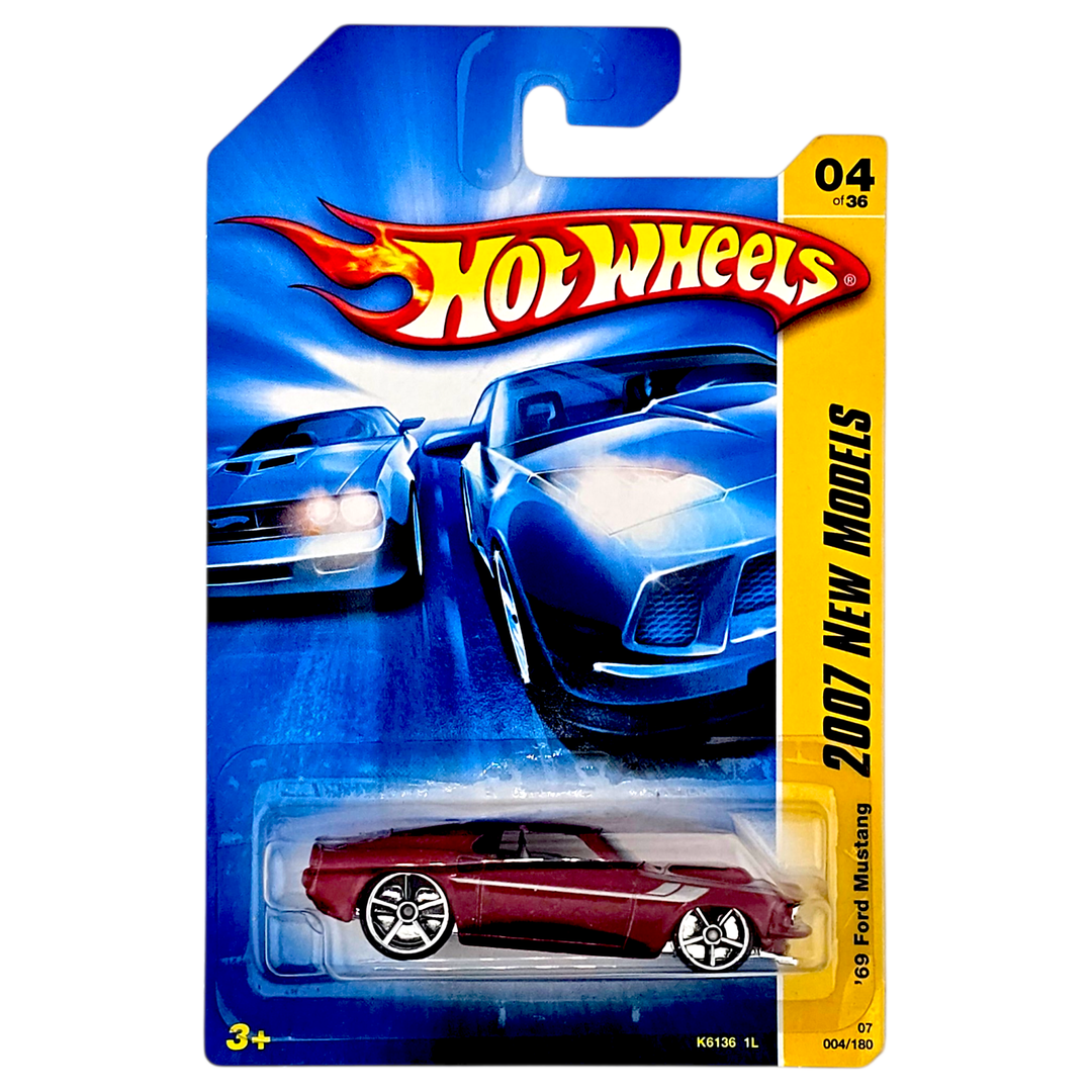 Hot Wheels - '69 Ford Mustang - 2007 - Top CollectiblesDiecastHot Wheels