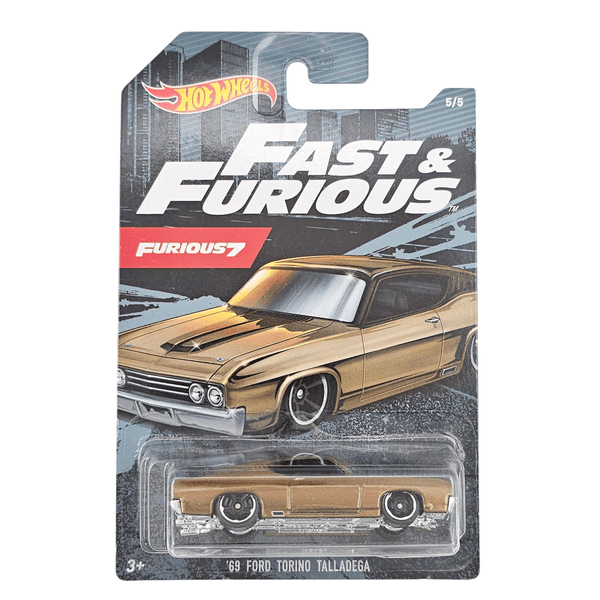 Hot Wheels - '69 Ford Torino Talladega - 2020 Fast & Furious Series - Top CollectiblesDiecastHot Wheels