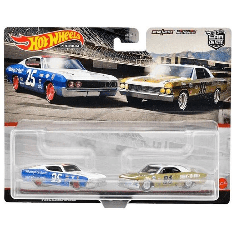 Hot Wheels - '69 Ford Torino Talladega & '66 Chevelle - 2022 Car Culture 2 - Pack - Top CollectiblesDiecastHot Wheels