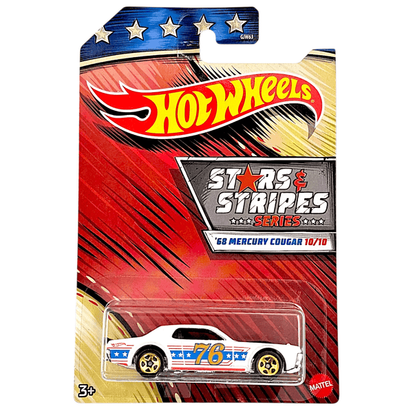 Hot Wheels - '69 Mercury Cougar - 2020 Stars & Stripes Series - Top CollectiblesDiecastHot Wheels