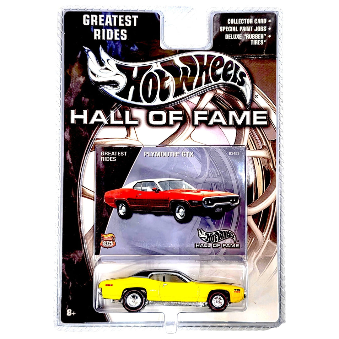 Hot Wheels - '69 Plymouth GTX - 2003 Hall of Fame: Greatest Rides Series - Top CollectiblesDiecastHot Wheels