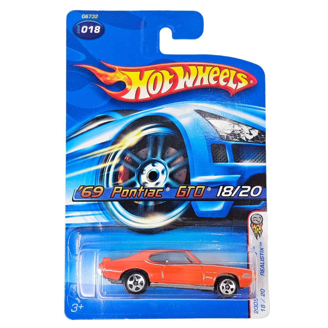Hot Wheels - '69 Pontiac GTO - 2005 - Top CollectiblesDiecastHot Wheels
