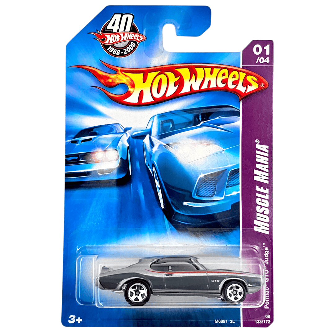 Hot Wheels - '69 Pontiac GTO - 2008 - Top CollectiblesDiecastHot Wheels