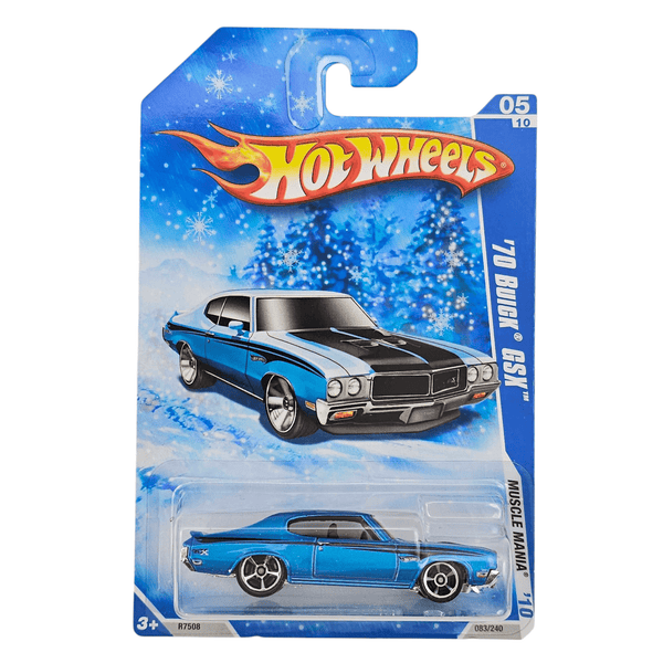 Hot Wheels - '70 Buick GSX - 2010 *Card Variation* - Top CollectiblesDiecastHot Wheels