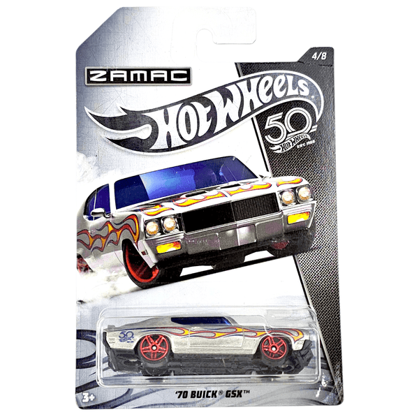 Hot Wheels - '70 Buick GSX - 2018 50th Zamac Series - Top CollectiblesDiecastHot Wheels
