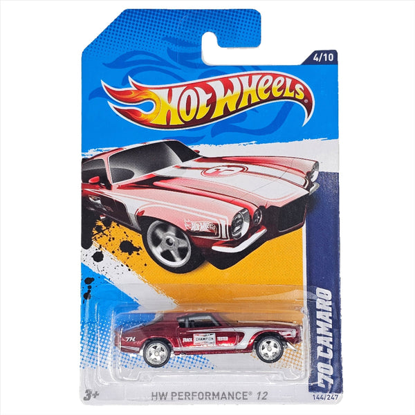 Hot Wheels - '70 Camaro Road Race - 2012 *Super Treasure Hunt* - Top CollectiblesDiecastHot Wheels