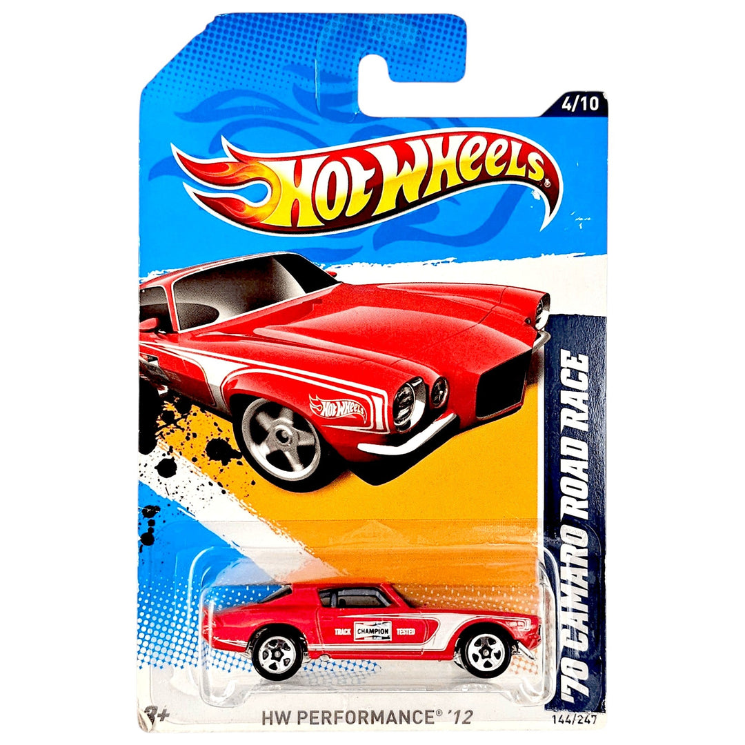 Hot Wheels - '70 Camaro Road Race - 2012 - Top CollectiblesDiecastHot Wheels