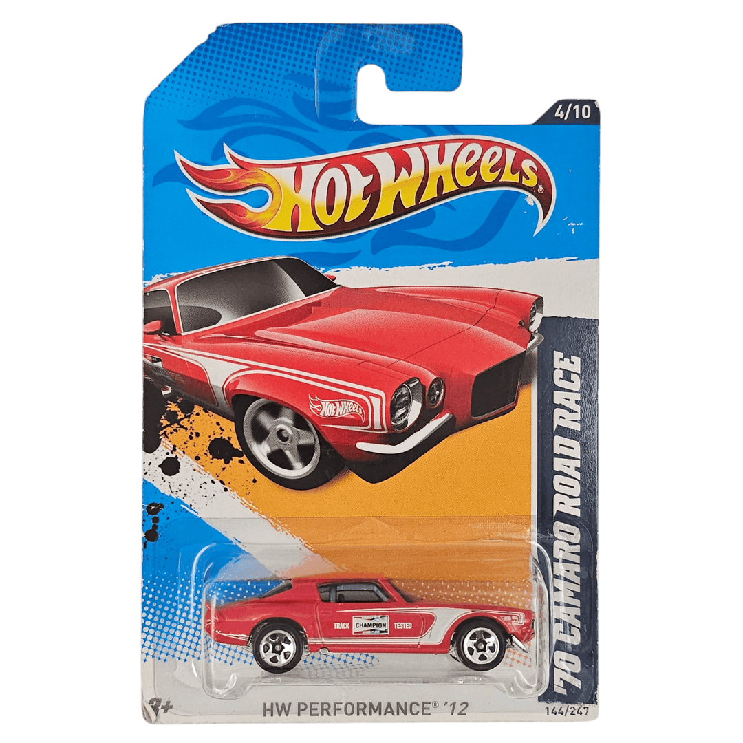 Hot Wheels - '70 Camaro Road Race - 2012 - Top CollectiblesDiecastHot Wheels