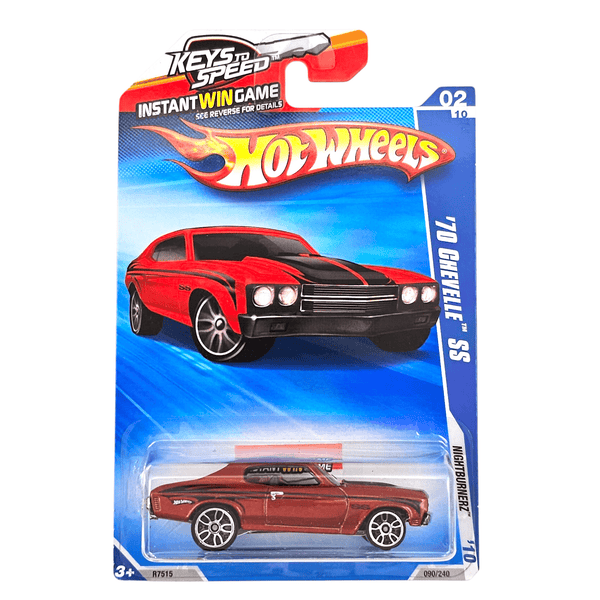 Hot Wheels - '70 Chevelle SS - 2010 *Card Variation* - Top CollectiblesDiecastHot Wheels