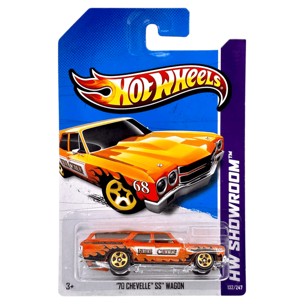 Hot Wheels - '70 Chevelle SS Wagon - 2012 *Card Variation* - Top CollectiblesDiecastHot Wheels