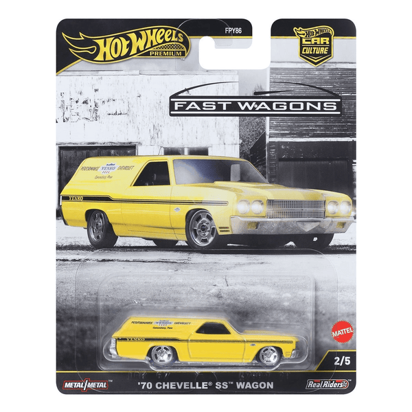 Hot Wheels - '70 Chevelle SS Wagon - 2025 Fast Wagons Series - Top CollectiblesDiecastHot Wheels
