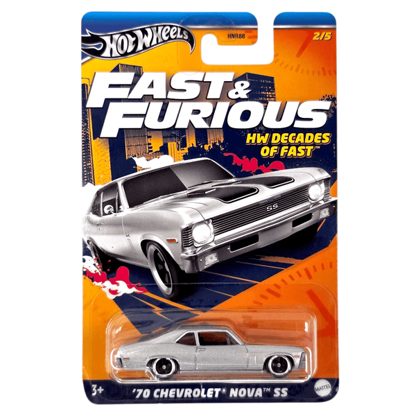 Hot Wheels - '70 Chevrolet Nova SS - 2024 Fast & Furious Series: HW Decades of Fast - Top CollectiblesDiecastHot Wheels