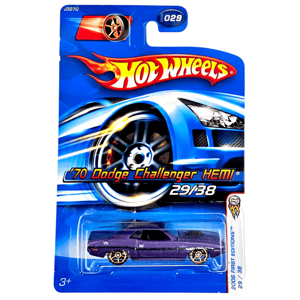 Hot Wheels - '70 Dodge Challenger HEMI - 2006 *FTE Wheel Variation* - Top CollectiblesDiecastHot Wheels