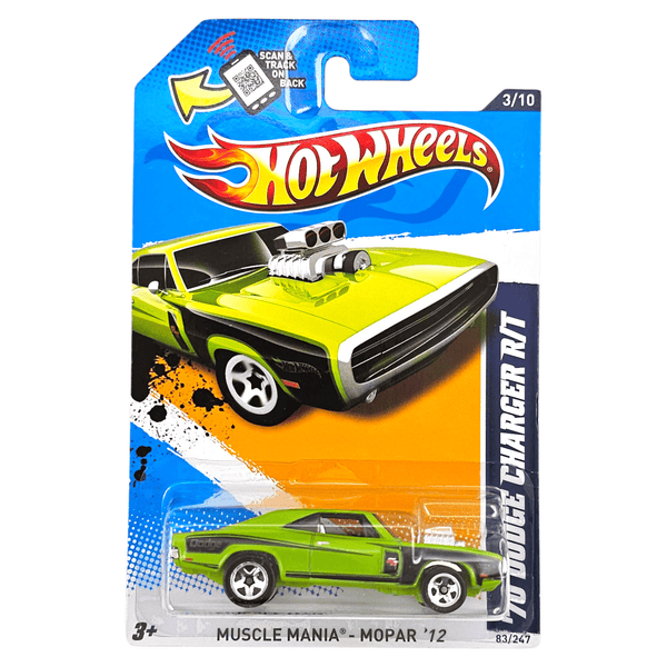 Hot Wheels - '70 Dodge Charger R/T - 2012 - Top CollectiblesDiecastHot Wheels