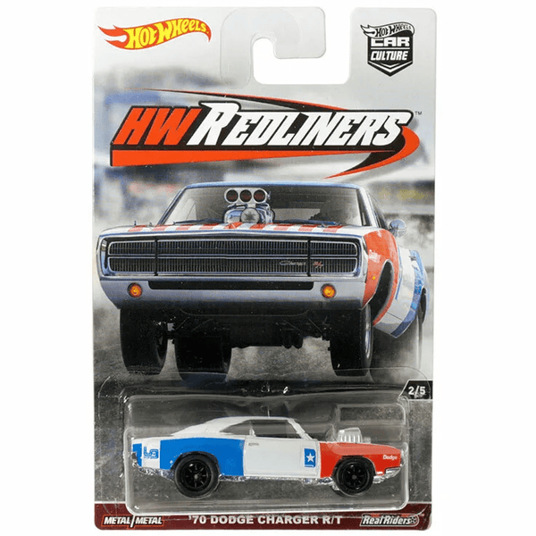Hot Wheels - '70 Dodge Charger R/T - 2017 HW Redliners Series - Top CollectiblesDiecastHot Wheels