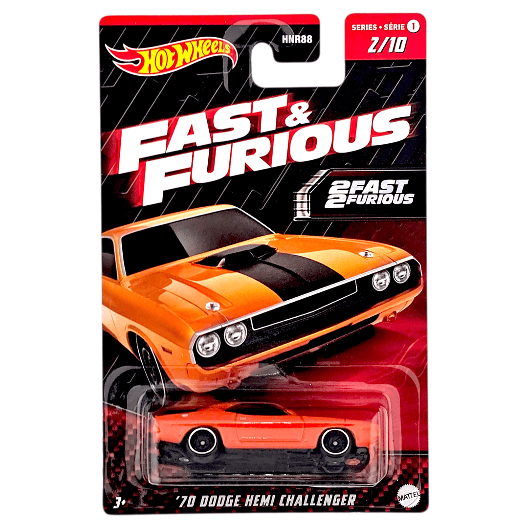 Hot Wheels - 70 Dodge Hemi Challenger - 2023 Fast &amp; Furious Series - Top CollectiblesDiecastHot Wheels