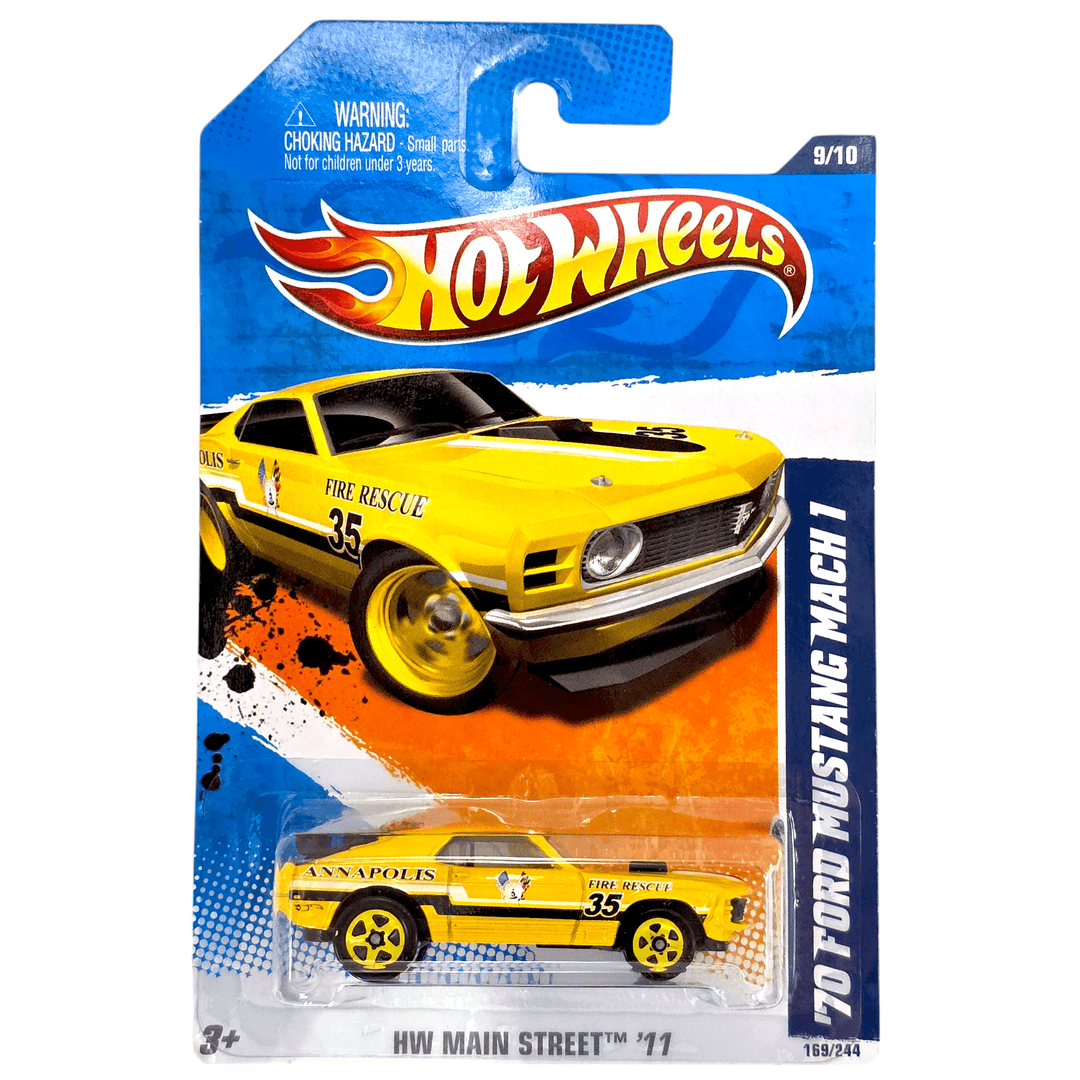 Hot Wheels - '70 Ford Mustang Mach 1 - 2011 - Top CollectiblesDiecastHot Wheels