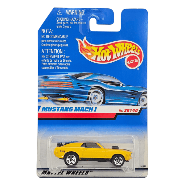 Hot Wheels - '70 Mustang Mach 1 - 1998 *Card Variation* - Top CollectiblesDiecastHot Wheels