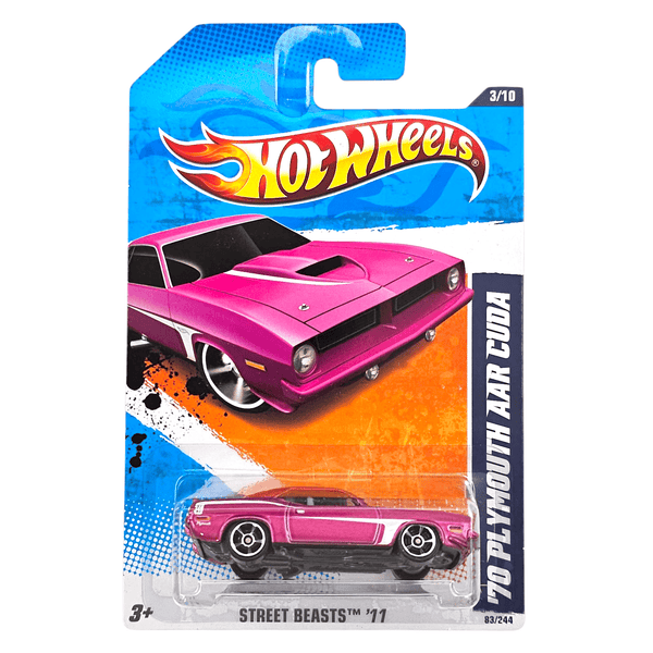 Hot Wheels - '70 Plymouth AAR Cuda - 2011 - Top CollectiblesDiecastHot Wheels