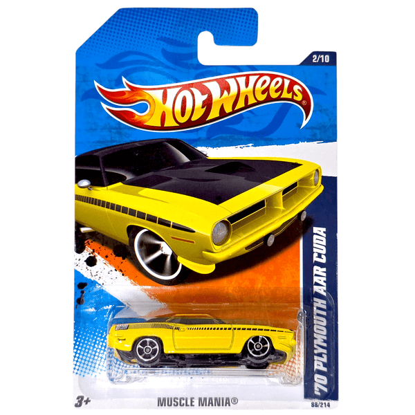 Hot Wheels - '70 Plymouth AAR Cuda - 2011 - Top CollectiblesDiecastHot Wheels