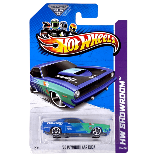 Hot Wheels - '70 Plymouth AAR Cuda - 2013 - Top CollectiblesDiecastHot Wheels