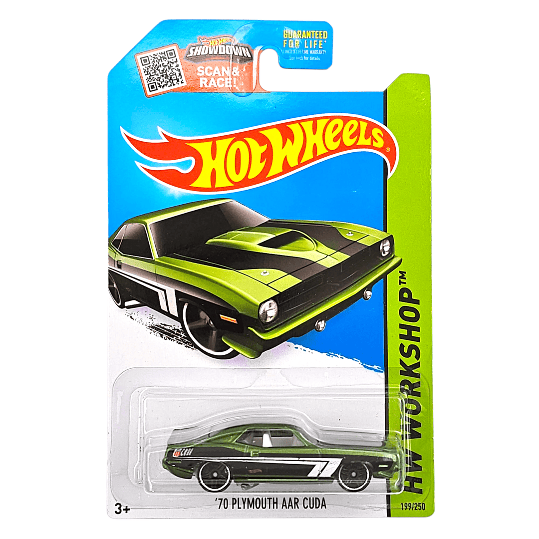 Hot Wheels - '70 Plymouth AAR Cuda - 2015 - Top CollectiblesDiecastHot Wheels