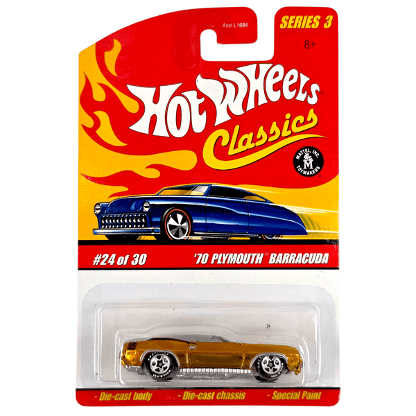 Hot Wheels - '70 Plymouth Barracuda - 2007 Classics Series 3 - Top CollectiblesDiecastHot Wheels