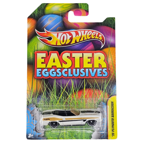 Hot Wheels - '70 Plymouth Barracuda - 2012 Easter Eggsclusives Series - Top CollectiblesDiecastHot Wheels