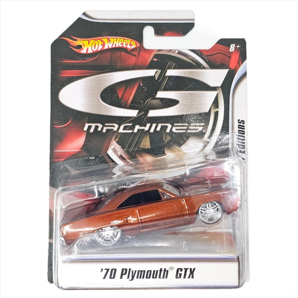 Hot Wheels - '70 Plymouth GTX - 2008 G Machines Series *1/50 Scale* - Top CollectiblesDiecastHot Wheels