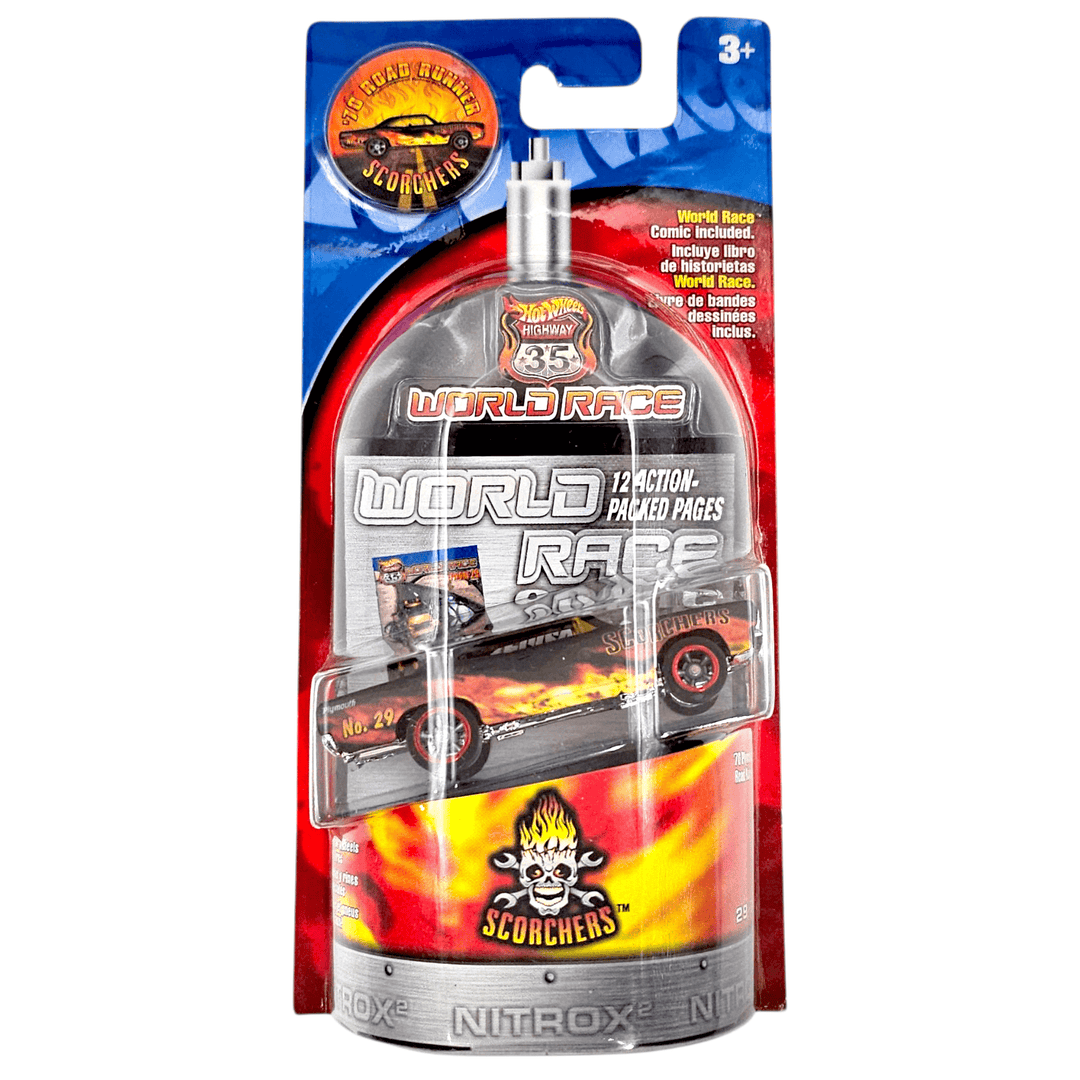 Hot Wheels - '70 Plymouth Road Runner - 2003 Highway 35 World Race Series - Top CollectiblesDiecastHot Wheels