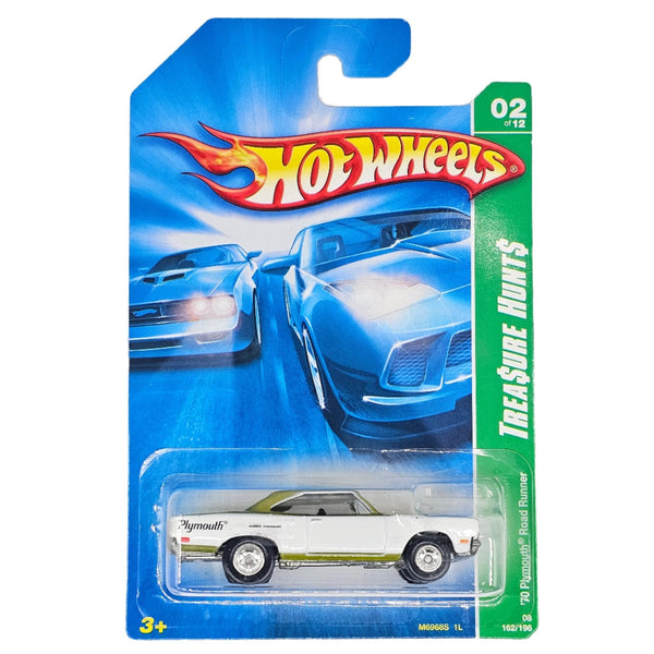 Hot Wheels - '70 Plymouth Road Runner - 2008 *Super Treasure Hunt* - Top CollectiblesDiecastHot Wheels