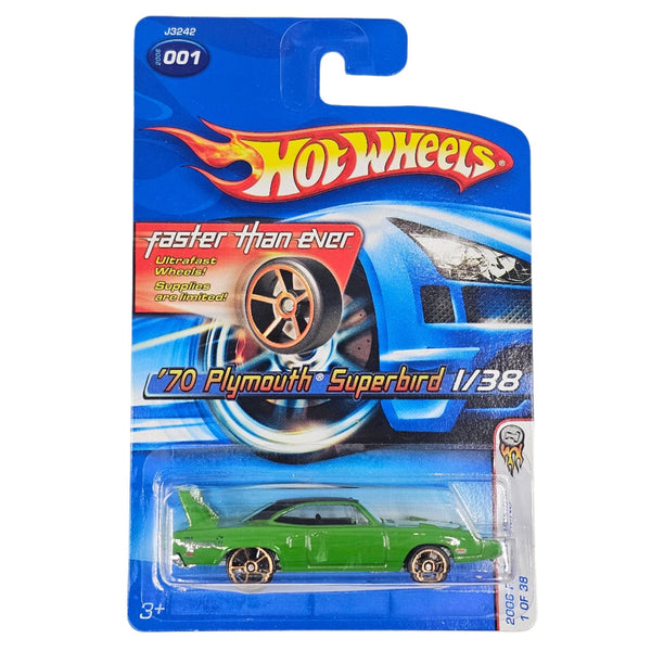 Hot Wheels - '70 Plymouth Superbird - 2006 *FTE Wheels Variation* - Top CollectiblesDiecastHot Wheels