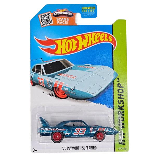 Hot Wheels - '70 Plymouth Superbird - 2015 *Super Treasure Hunt* - Top CollectiblesDiecastHot Wheels