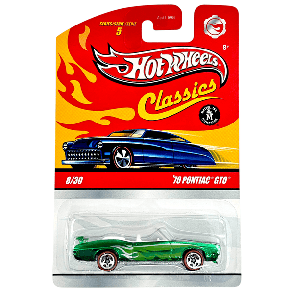 Hot Wheels - '70 Pontiac GTO - 2009 Classics Series 5 - Top CollectiblesDiecastHot Wheels