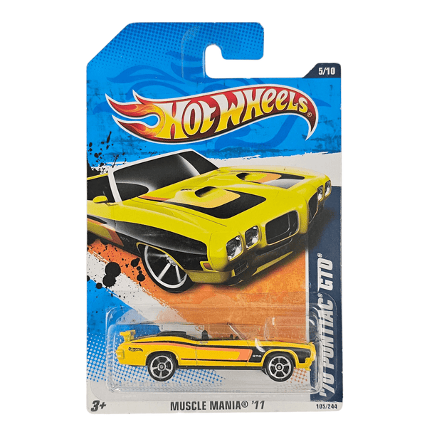 Hot Wheels - '70 Pontiac GTO - 2011 - Top CollectiblesDiecastHot Wheels