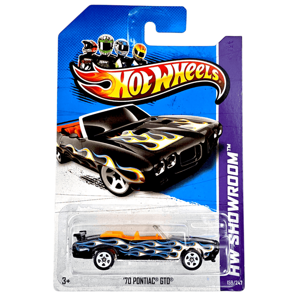 Hot Wheels - '70 Pontiac GTO - 2012 *Card Variation* - Top CollectiblesDiecastHot Wheels