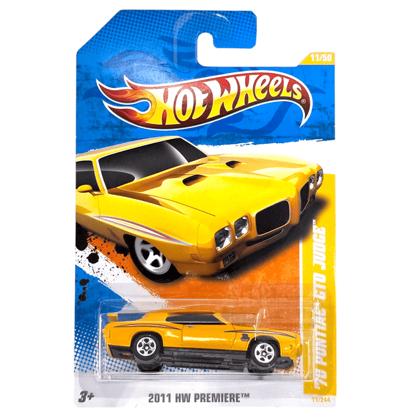 Hot Wheels - '70 Pontiac GTO Judge - 2011 - Top CollectiblesDiecastHot Wheels