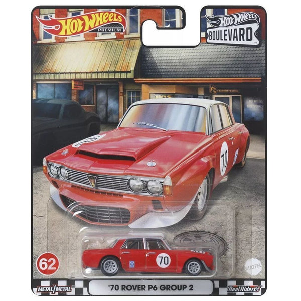 Hot Wheels - '70 Rover P6 Group 2 - 2022 Boulevard Series - Top CollectiblesDiecastHot Wheels