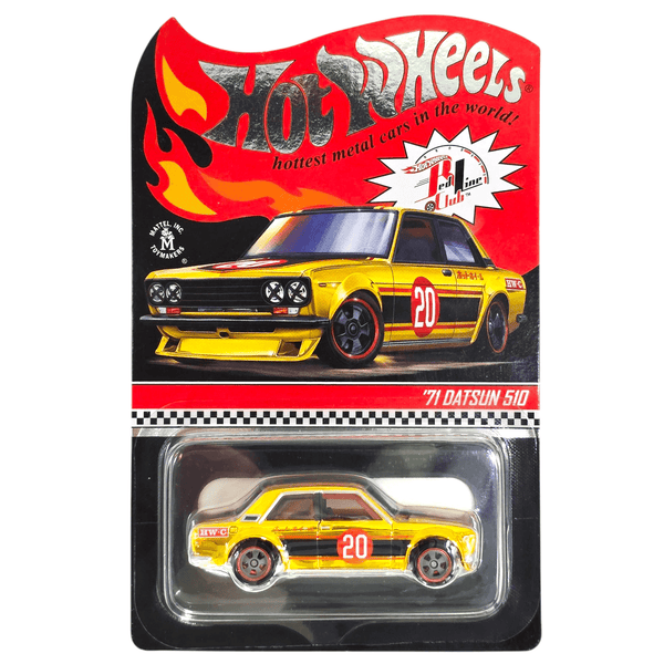 Hot Wheels - '71 Datsun 510 - 2020 *Red Line Club Exclusive* - Low Number - Top CollectiblesDiecastHot Wheels