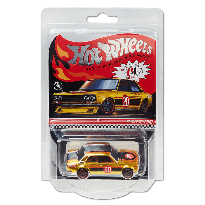 Hot Wheels - '71 Datsun 510 - 2020 *Red Line Club Exclusive* - Low Number - Top CollectiblesDiecastHot Wheels