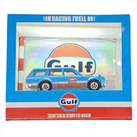 Hot Wheels - '71 Datsun Bluebird 510 Wagon "Gulf" w/ LED Lighting *Custom* - Top CollectiblesDiecastHot Wheels